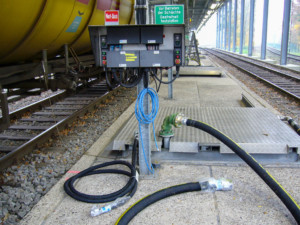 rail car loading station